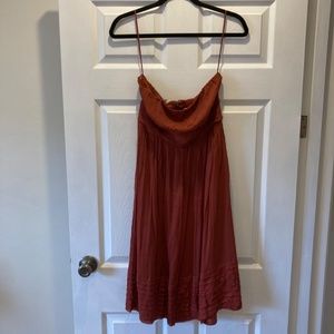 JCrew Silk Chiffon Formal Dress Rust Size 6